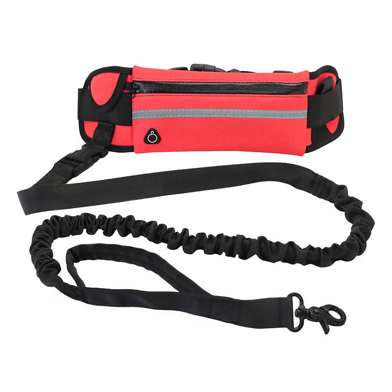 Hands Free Dog Leash Pet Walking And Training Belt With Shock Absorbing Bungee Leash For Up To 180lbs Large Dogs Phone Pocket And Water Bottle Holder - key words