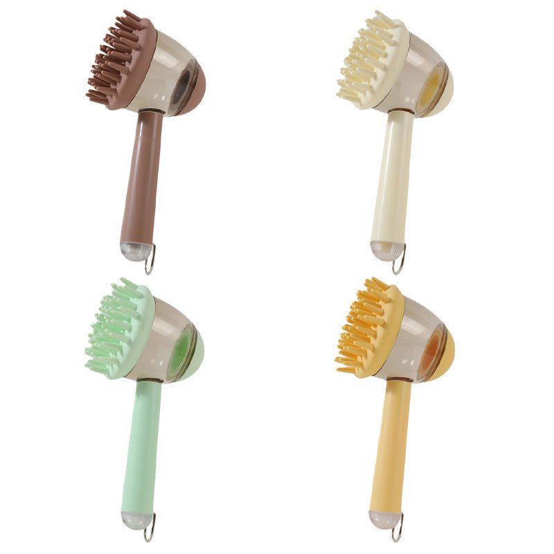 3 In 1 Pets Bath Brush For Dogs And Cats Shower Massage Brush, Depilation Comb And Foaming Tool, Anti - frizz Beauty Brush Pet Products - Everpeakgoods