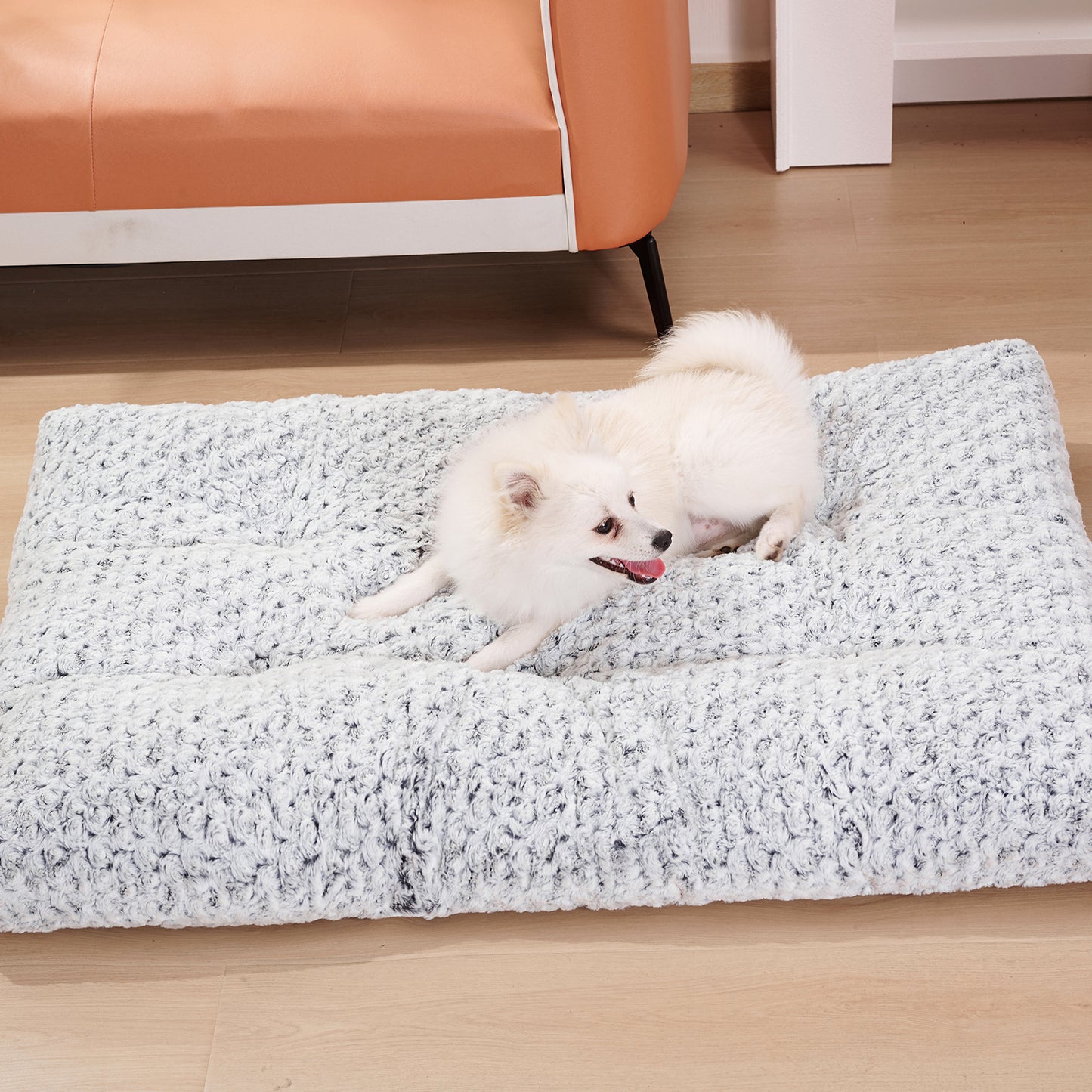 Dog Beds Thickened Rose Velvet Pet Kennel Bed Mat More Cotton Soft Fluffy Washable Dog Bed - key words