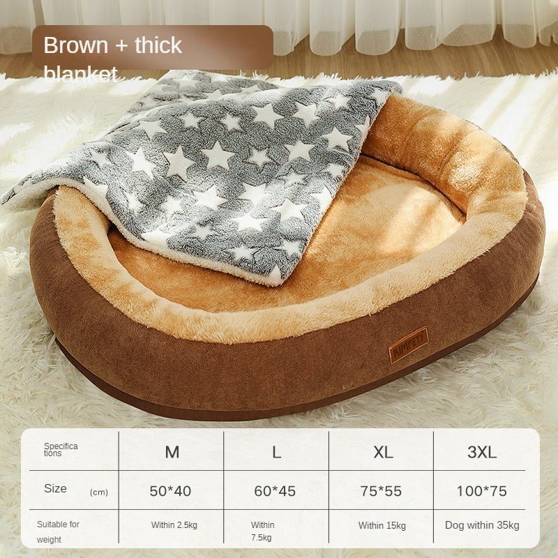 Removable And Washable Dog Bed Warm Cat Bed For Sleeping - key words
