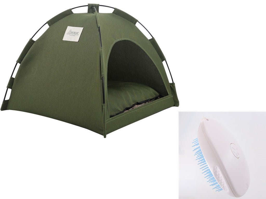 Cat Tent Cooling Mat Dog House Pet Sofa Camping Dog Bed With Cushion For Dog Kennel Indoor Cat Nest Cat Bed Pets Products - key words
