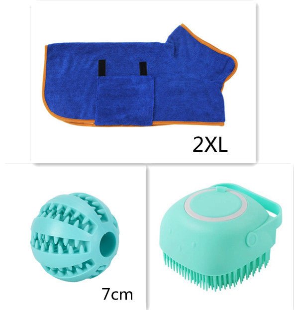 Silicone Dog Bath Massage Gloves Brush Pet Cat Bathroom Cleaning Tool Comb Brush For Dog Can Pour Shampoo Dog Grooming Supplies - key words