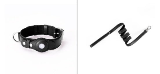 Airtag Pet Collar Tracker Protective Cover Leather Collar - key words