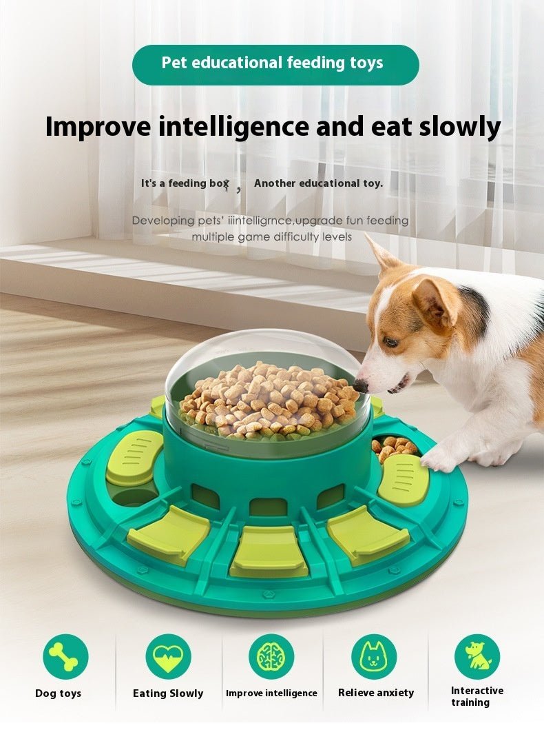 Interactive Dog Puzzle Toy For IQ Improvement And Slow Feeding Suitable For All Sizes Pets Nutritious Diet-Friendly Non-Electric Plastic Pets Game Pet Products - key words
