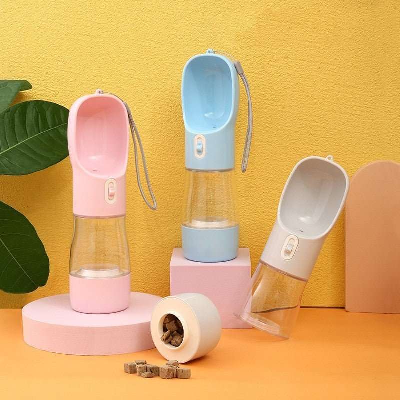 Pet Dog Water Bottle Feeder Bowl Portable Water Food Bottle Pets Outdoor Travel Drinking Dog Bowls Water Bowl For Dogs - key words