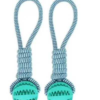 Dog Toys Balls Interactive Treat Rope Rubber Leaking Balls For Small Medium Dogs Chewing Bite Resistant Pet Tooth Cleaning - key words