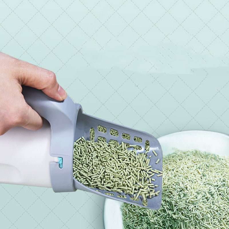 Storage Box Integrated Lazy Cat Litter Shovel Set - key words
