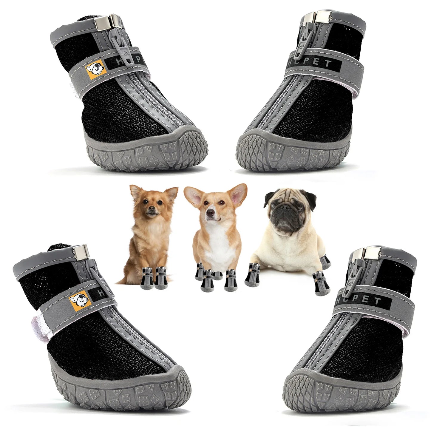 4pcs/set Pet Dog Shoes - Everpeakgoods