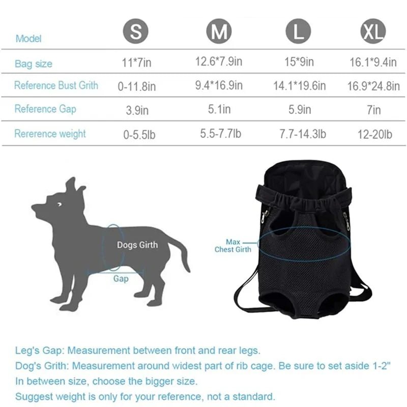 Pet Breathable Travel Backpack - Everpeakgoods