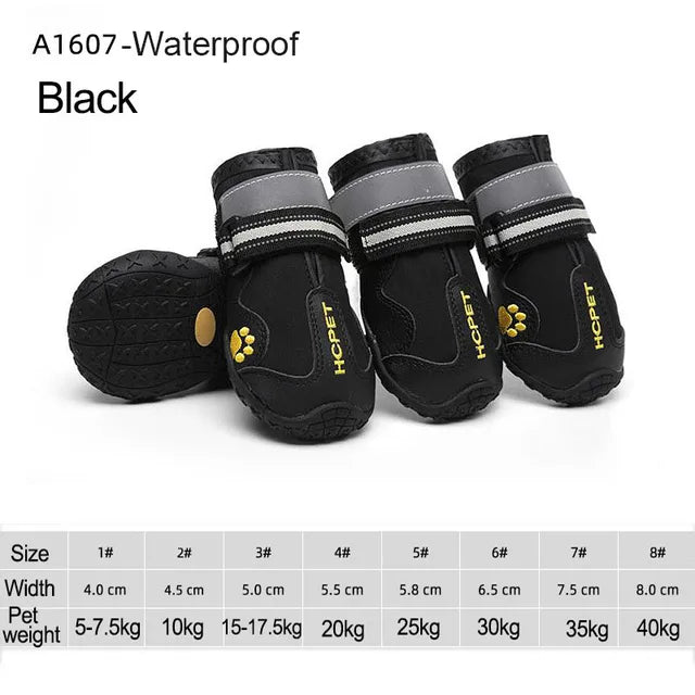 4pcs/set Pet Dog Shoes - Everpeakgoods