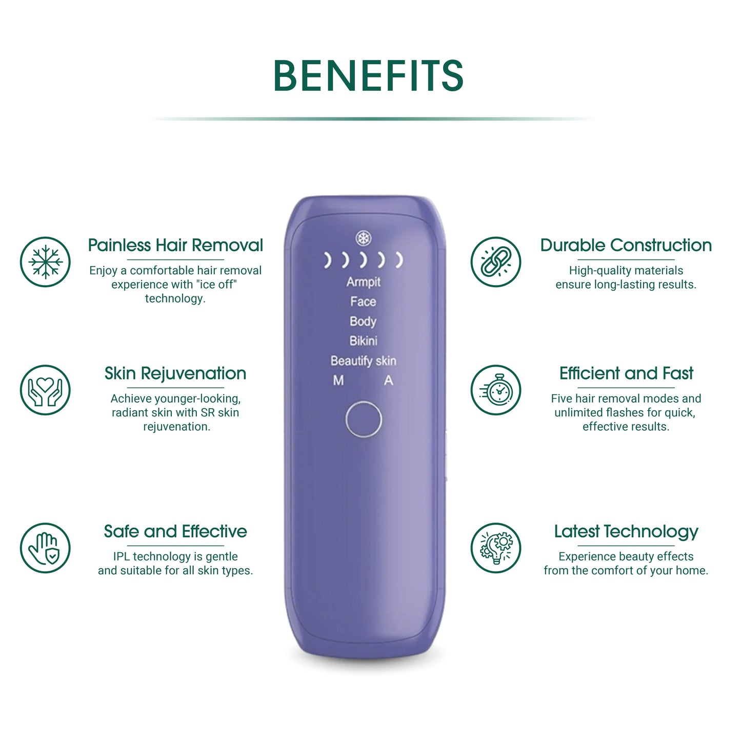 Laser IPL Hair Removal - Everpeakgoods