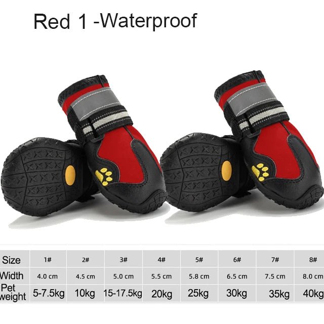 4pcs/set Pet Dog Shoes - Everpeakgoods
