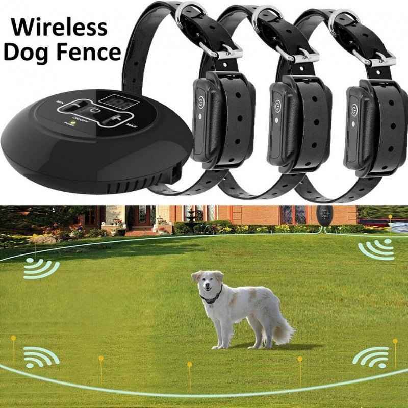 Everpeakgoods Wireless Dog Fence System with 3 Collars