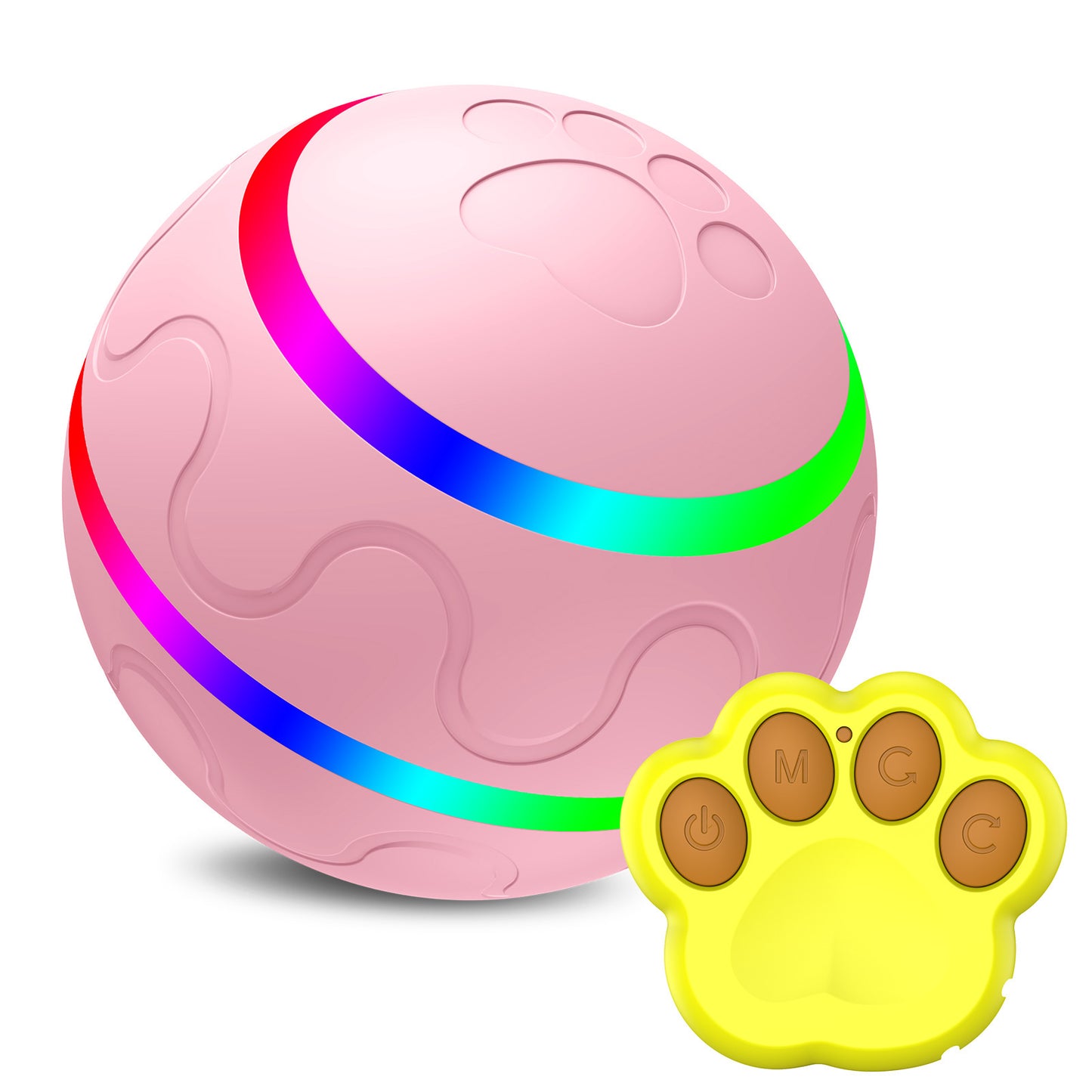 Pet New Cat Wicked Ball Toy Intelligent Ball USB Cat Toys Self Rotating Ball Automatic Rotation Ball - key words