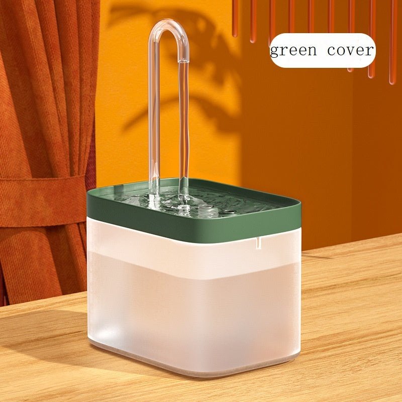 Automatic Cat Water Fountain Auto Filter USB Electric Mute Cat Drinker Bowl 1.5L Recirculate Filtring Drinker For Cats Pet Water Dispenser - key words