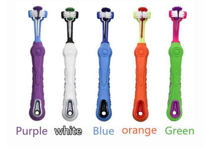 Pet Dental Supplies Fingers Double-headed Toothbrush Teeth Cleaning
