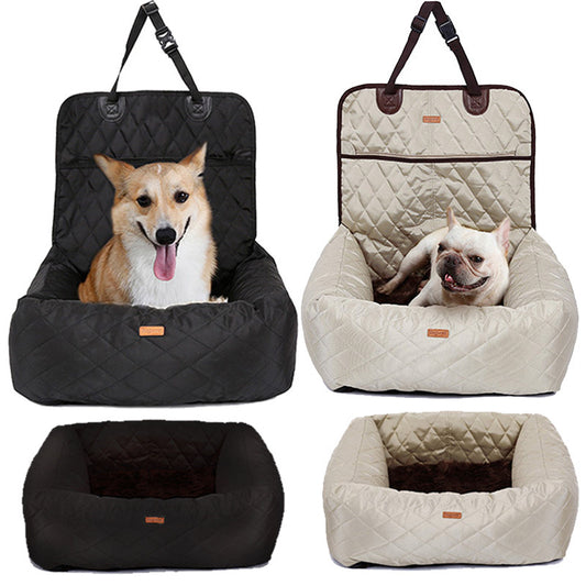 2 In 1 Pet Dog Carrier Folding Car Seat Pad Thickened Multi-purpose Pet Bed Dog Car Mattress Pets Supplies - key words