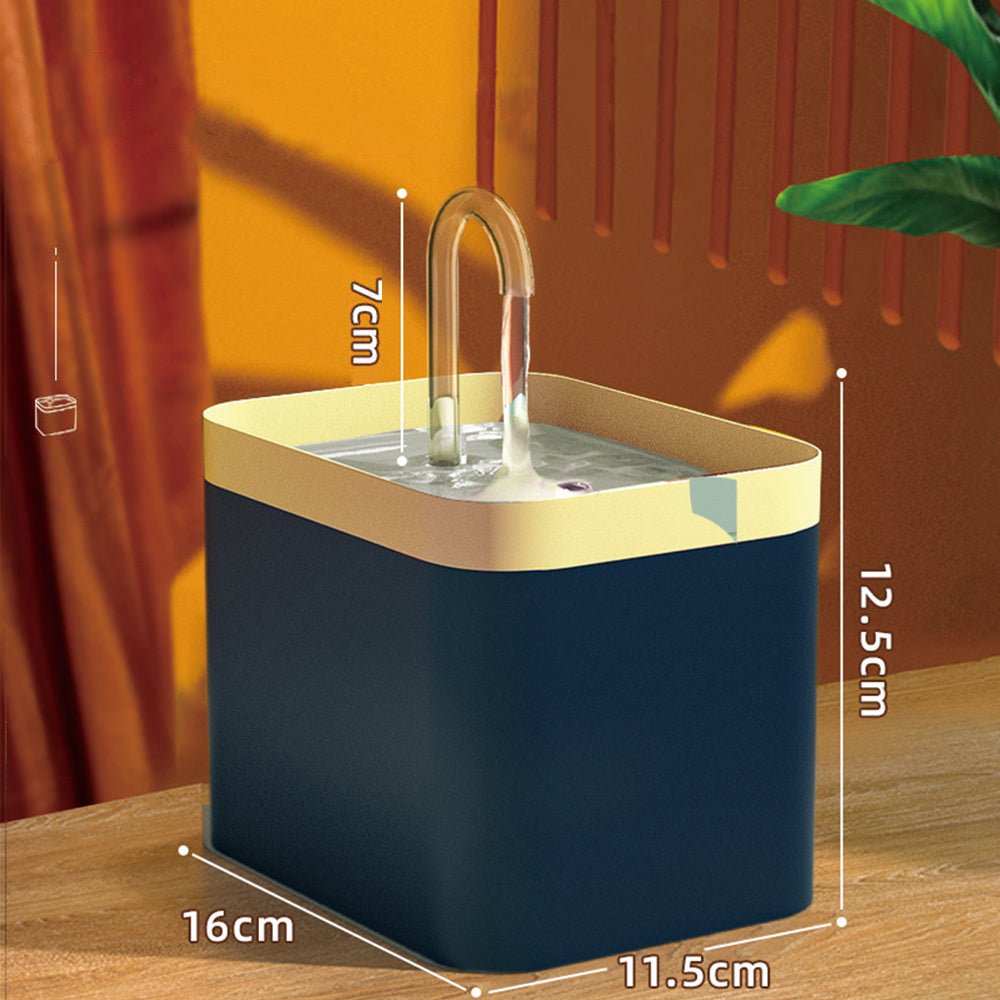 Automatic Cat Water Fountain Auto Filter USB Electric Mute Cat Drinker Bowl 1.5L Recirculate Filtring Drinker For Cats Pet Water Dispenser - key words