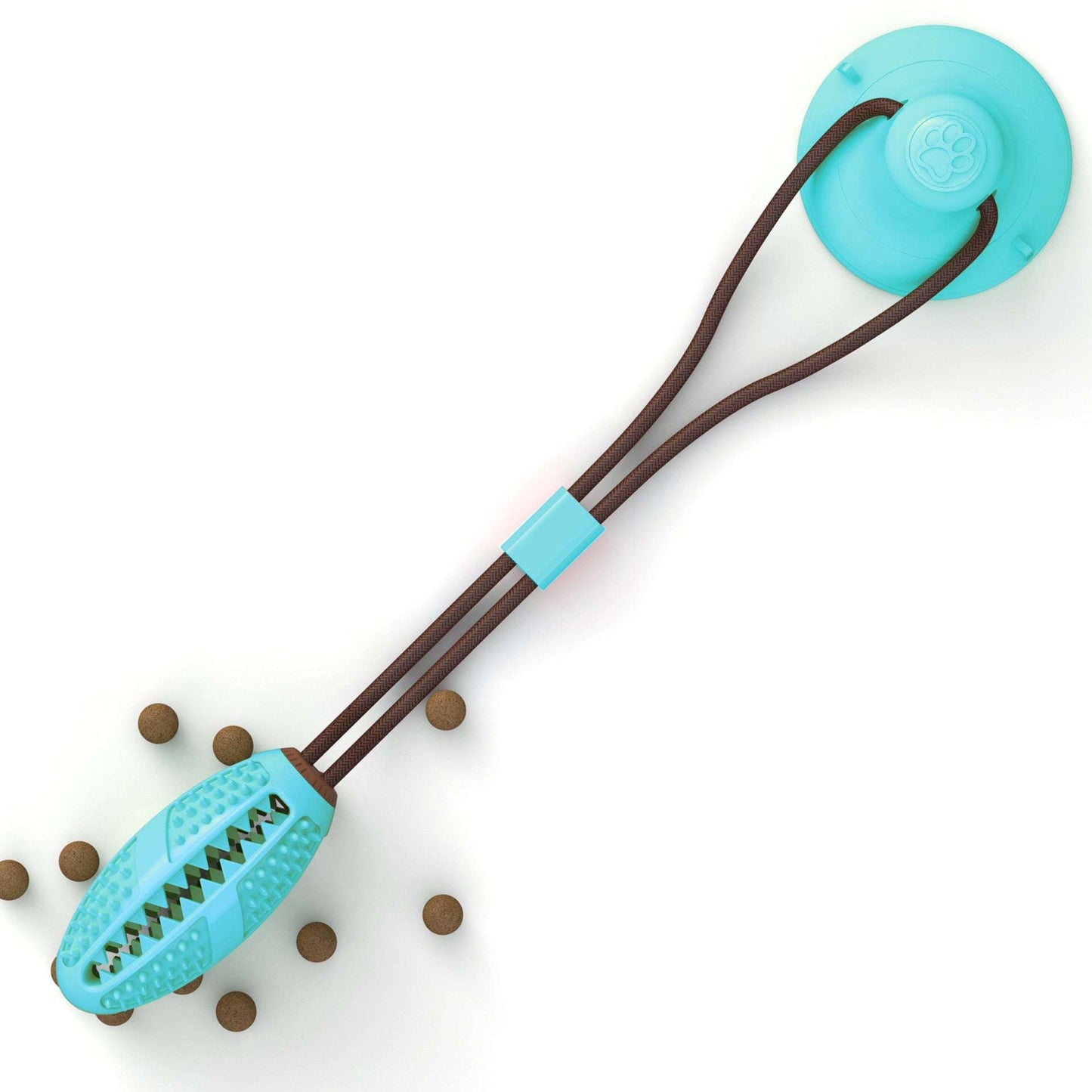 Dog Toys Silicon Suction Cup Tug Interactive Dog Ball Toy For Pet Chew Bite Tooth Cleaning Toothbrush Feeding Pet Supplies - key words