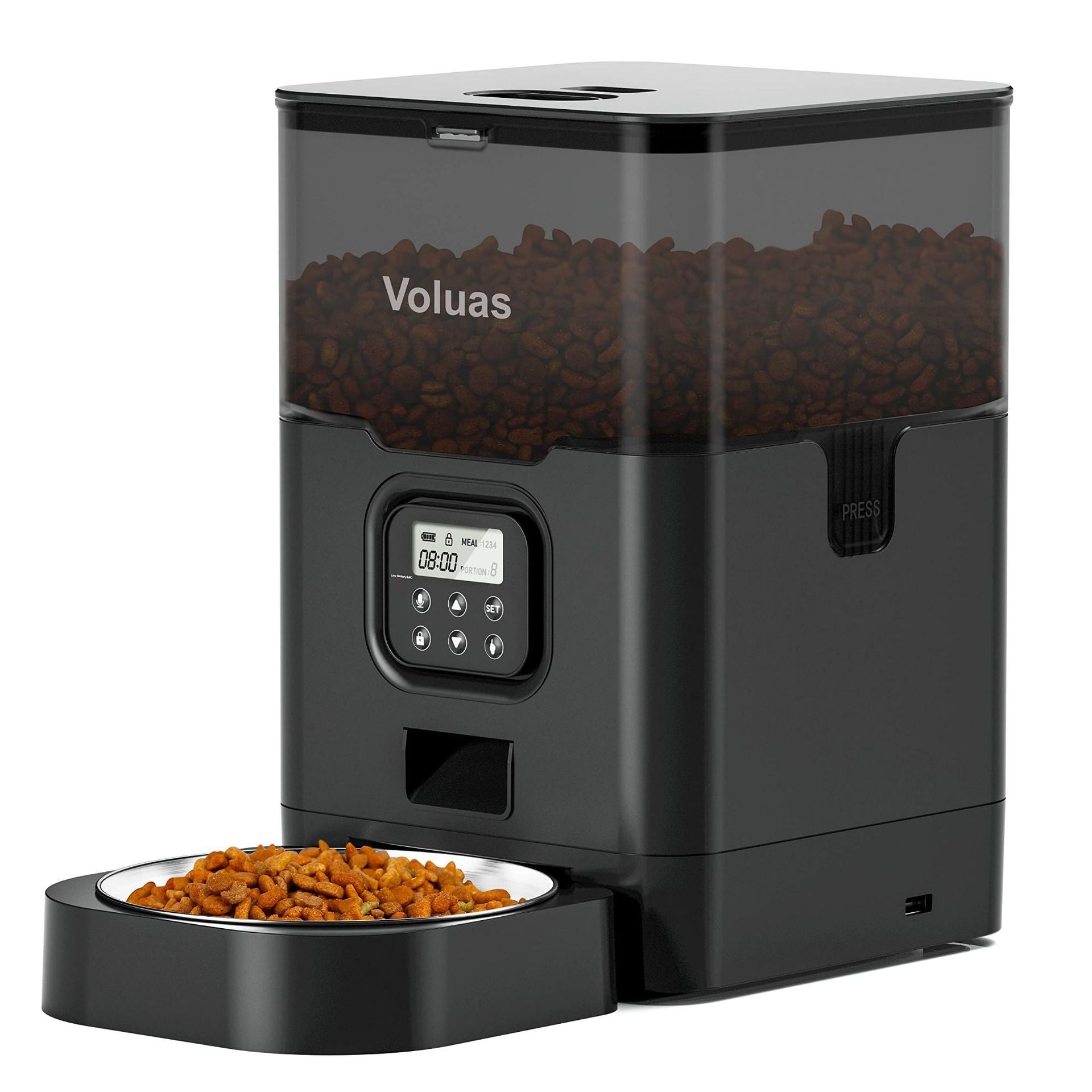 Household Pet Intelligent Automatic Double Meal Feeder - key words