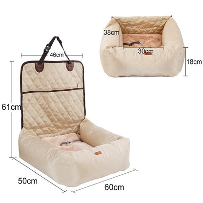 2 In 1 Pet Dog Carrier Folding Car Seat Pad Thickened Multi-purpose Pet Bed Dog Car Mattress Pets Supplies - key words