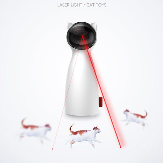 Creative Cat Pet LED Laser Funny Toy Smart Automatic Cat Exercise Training Entertaining Toy - key words
