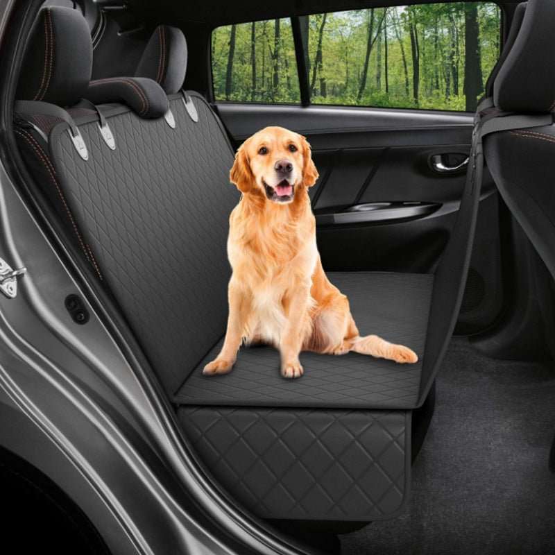 Dog Car Seat Cover View Mesh Pet Carrier Hammock Safety Protector Car Rear Back Seat Mat With Zipper And Pocket For Travel - key words
