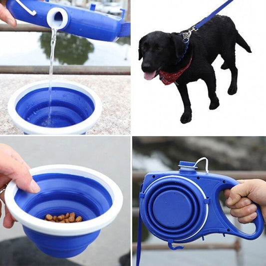 Pet Supplies With Water Bottle, Cup, Pet Rope - key words