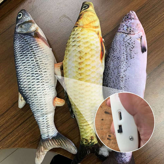 Without Cat Nip Version - Electric Jumping Fish Simulation Electric Fish Toy - key words
