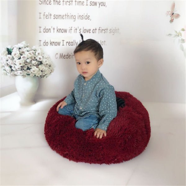 Round Long Hairy Autumn And Winter Nest Pad Cat Mattress - key words