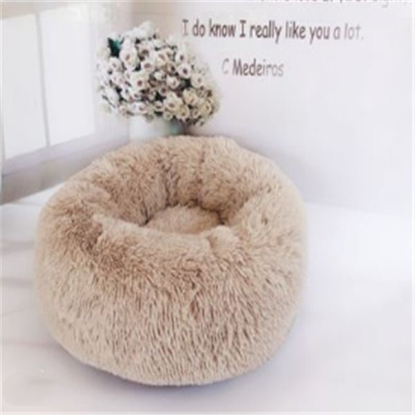 Round Long Hairy Autumn And Winter Nest Pad Cat Mattress - key words