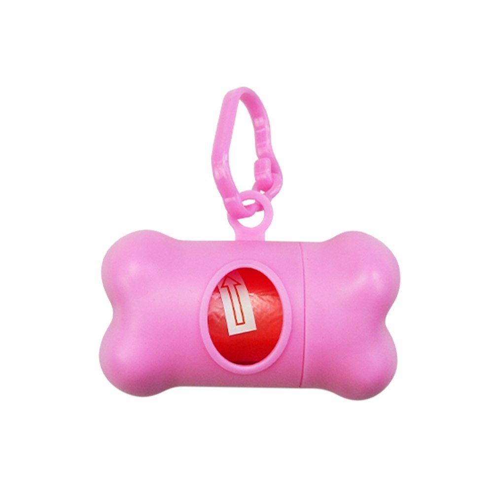 Pet bone type garbage bag dispenser - key words