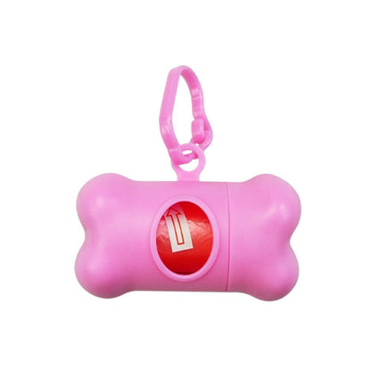Pet bone type garbage bag dispenser - key words
