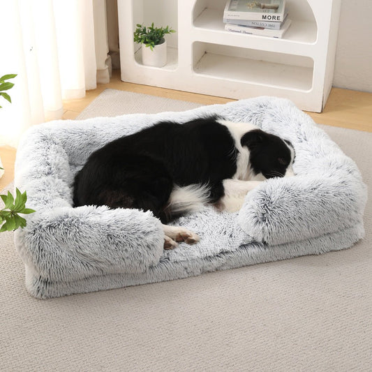 Plush Round Pet Bed Dog Bed Winter - key words
