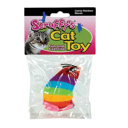 Scruffy's Catnip Rainbow Mouse - Everpeakgoods