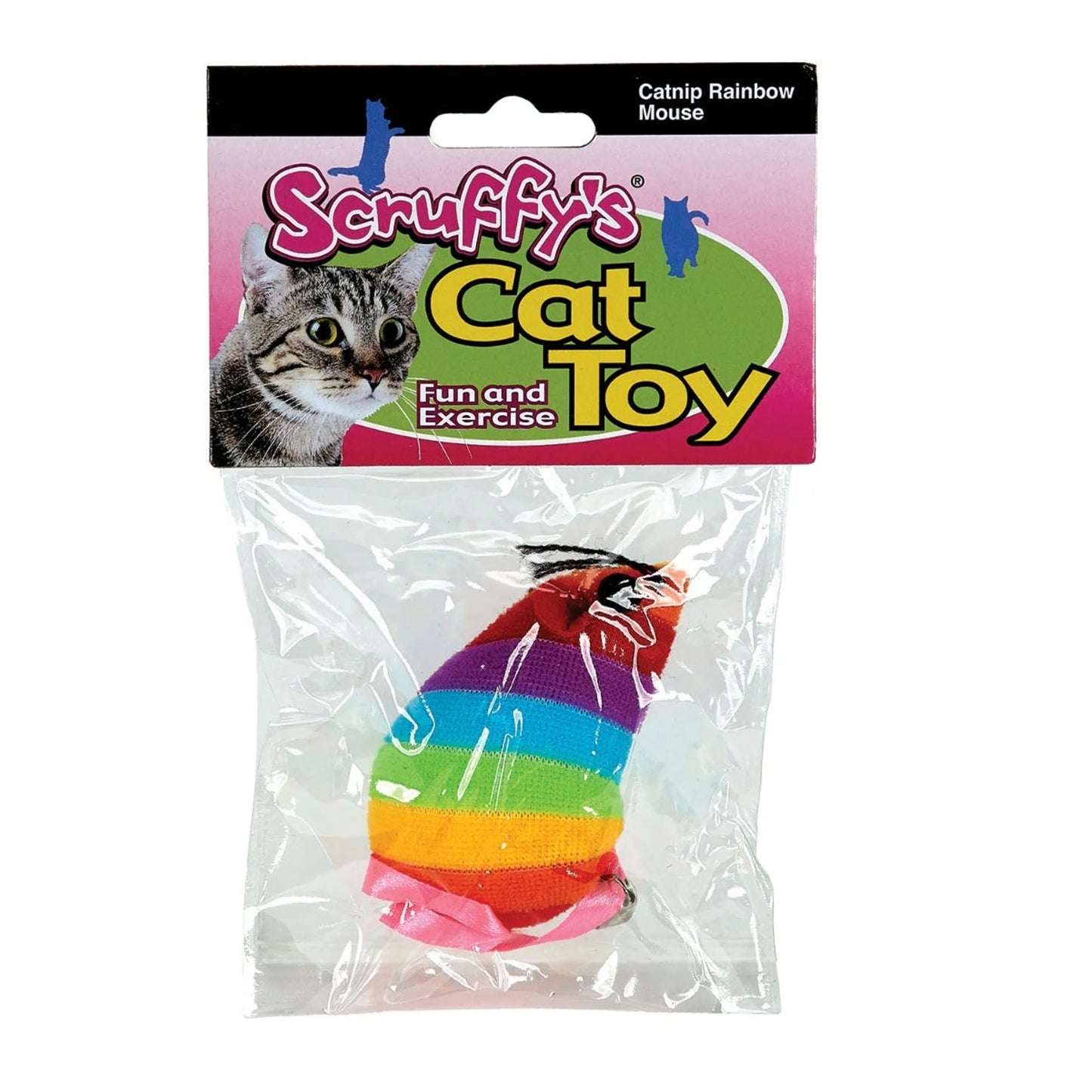 Scruffy's Catnip Rainbow Mouse - Everpeakgoods