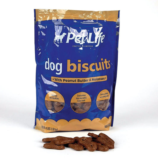 Pet Life Peanut Molasses Biscuits 4Lb - Everpeakgoods