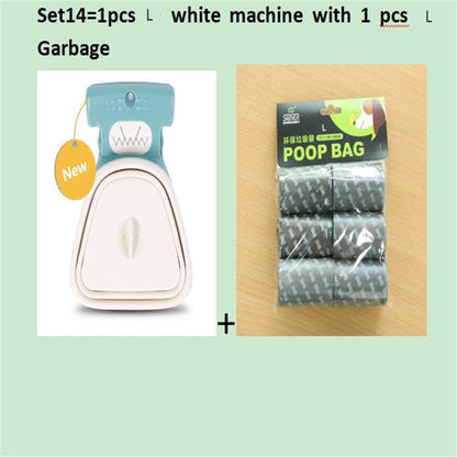 Dog Pet Travel Foldable Pooper Scooper With 1 Roll Decomposable bags Poop Scoop Clean Pick Up Excreta Cleaner Epacket Shipping - key words