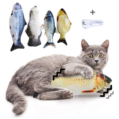 Without Cat Nip Version - Electric Jumping Fish Simulation Electric Fish Toy - key words