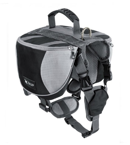 Pet Harness outdoor with backpack - key words