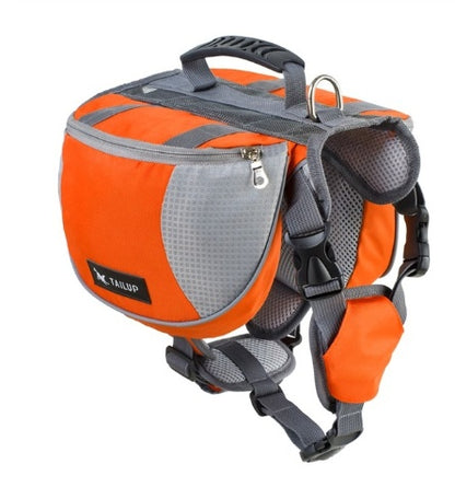 Pet Harness outdoor with backpack - key words