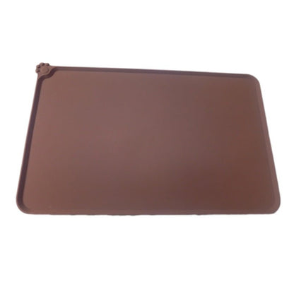 Waterproof Pet Mat For Dogs And Cats Pure Color Silicone Pet Food Mat - key words