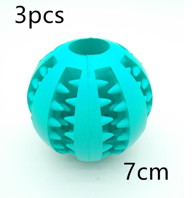 Pet Slow Feeder Dog Toy Cute Funny Rubber Dog Ball Toy - key words