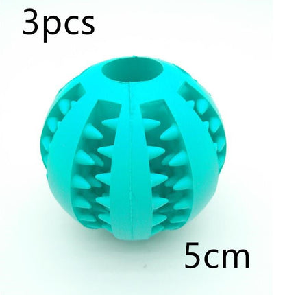 Pet Slow Feeder Dog Toy Cute Funny Rubber Dog Ball Toy - key words