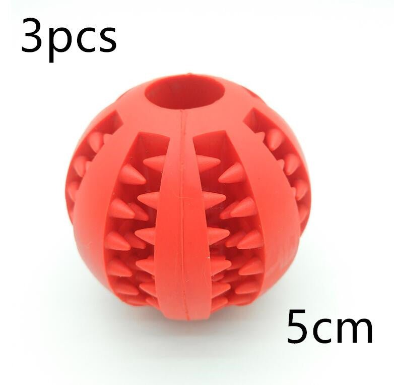 Pet Slow Feeder Dog Toy Cute Funny Rubber Dog Ball Toy - key words