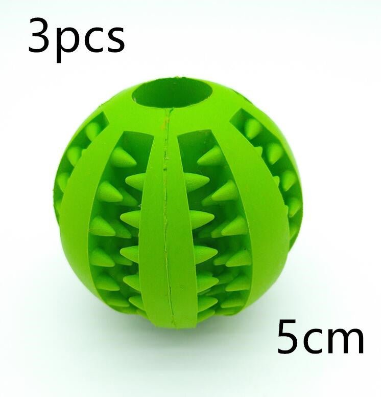 Pet Slow Feeder Dog Toy Cute Funny Rubber Dog Ball Toy - key words