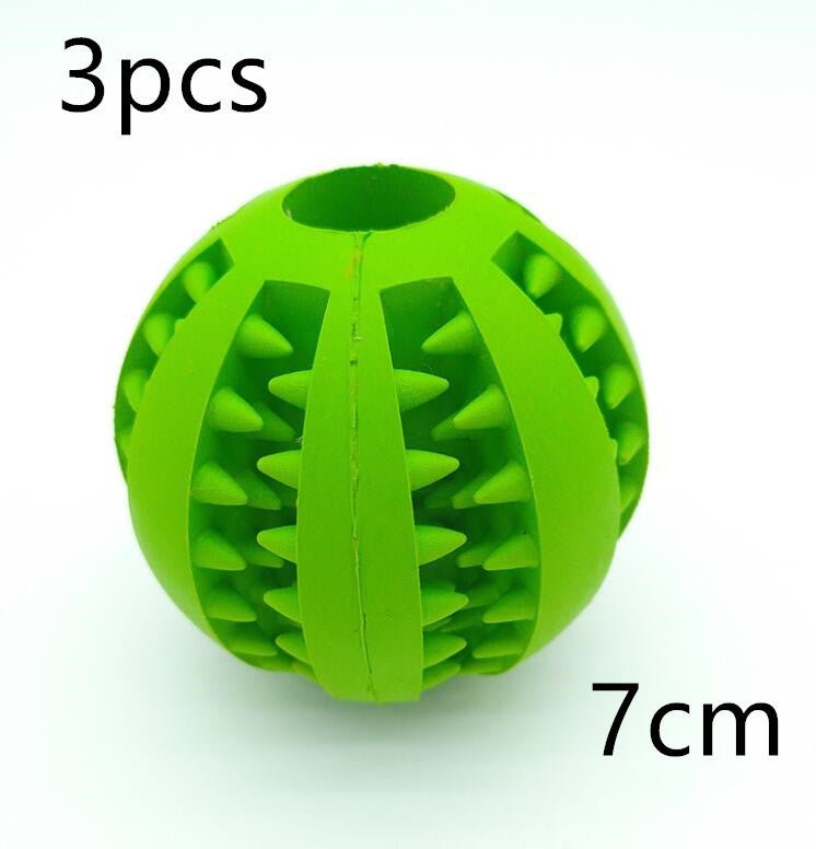 Pet Slow Feeder Dog Toy Cute Funny Rubber Dog Ball Toy - key words
