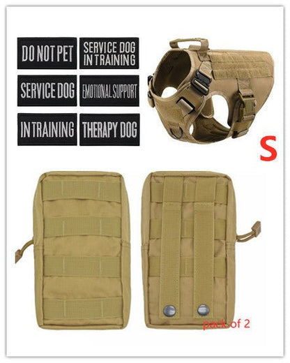 Military Tactical Dog Harness German Shepherd Adjustable Pet Dog Back - key words