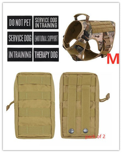Military Tactical Dog Harness German Shepherd Adjustable Pet Dog Back - key words