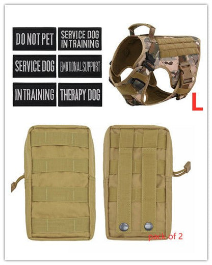 Military Tactical Dog Harness German Shepherd Adjustable Pet Dog Back - key words